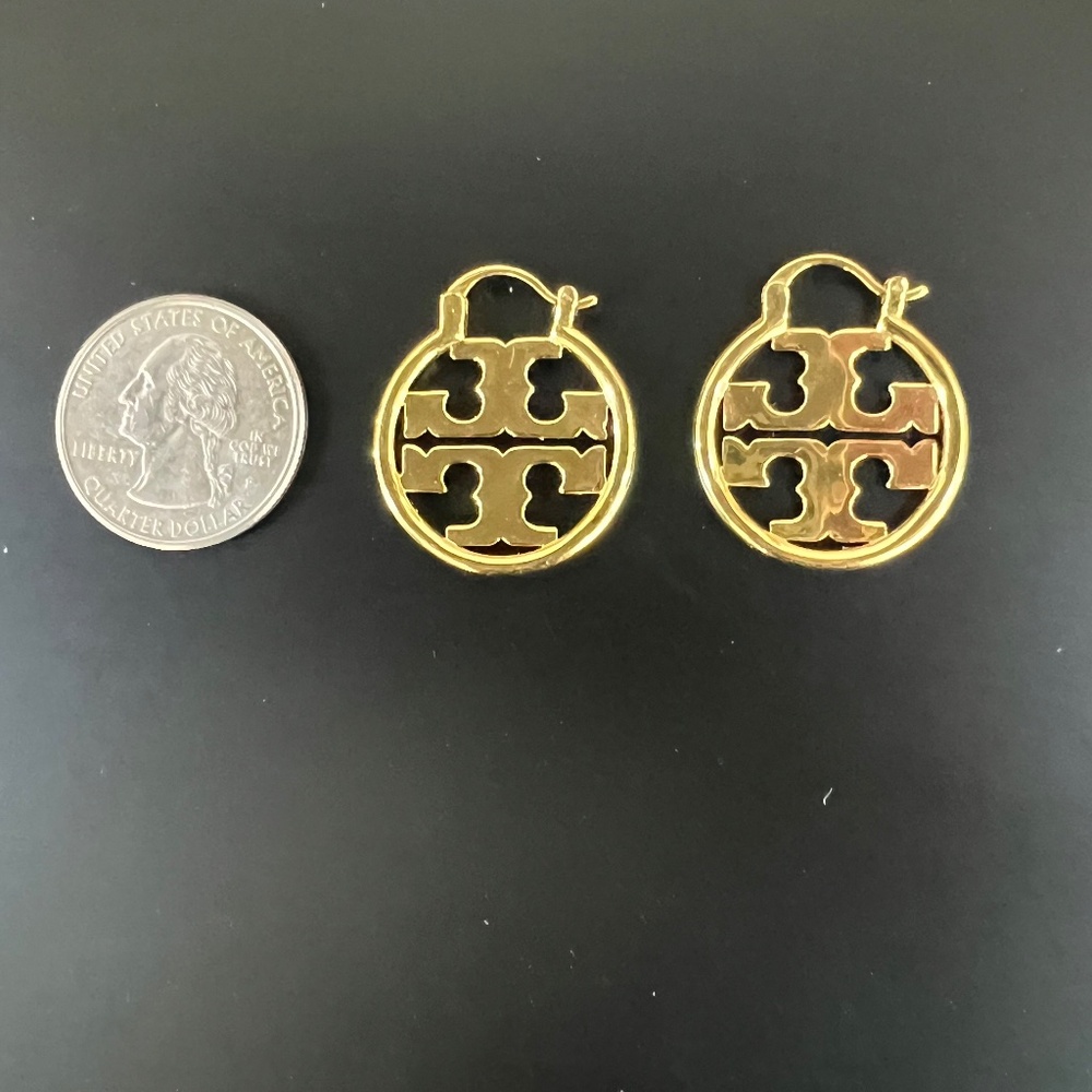 Tory burch Miller logo hoops